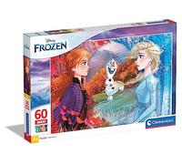 Clementoni - 26452 - Supercolor Puzzle - Disney La Reine des Neiges 2-60 pièces Maxi - Puzzle Enfant - fabriqué en Italie, 4 Ans et Plus