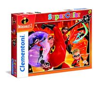 Clementoni - 26987 - Supercolor Puzzle - The Incredibles 2-60 Pièces