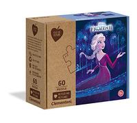 Clementoni - 27001 - Play for Future - Disney - La Reine des Neiges 2-60 Pièces - Puzzle du Film d'Animation - 100% Matériaux Recyclés - pour Enfants à partir de 5 Ans et Plus