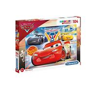 Clementoni - 27072 - Supercolor Puzzle - Cars 3 - 104 Pièces - Disney Multicolore