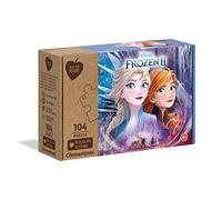 Clementoni - 27154 - Play for Future - Disney - La Reine des Neiges 2-104 Pièces - Puzzle du Film d'Animation - 100% Matériaux Recyclés - pour Enfants à partir de 6 Ans et Plus