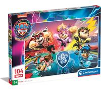 Clementoni 27236 Supercolor Paw Patrol The Mighty Movie - 104 pièces enfants 6 ans, Puzzle de dessin animé - Made in Italy