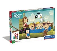 Clementoni - 27266 - Puzzle Snoopy - 104 Pièces - Jeu Educatif, de Réflexion et de Patience - Image de Qualité - 38 x 27 Cm - Ã€ Partir de 6 Ans