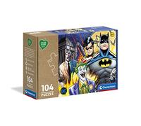 Clementoni - 27526 - Puzzle Play for Future - Batman - 104 pièces, Puzzle Enfants 6 Ans - Puzzle Enfant Clementoni, Puzzle Dessin animé - fabriqué en Italie