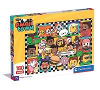 Clementoni - 29066 - Puzzle Emoji - 180 Pièces Super - Jeu Educatif, de Réflexion et de Patience - Image de Qualité - 48,5 x 33,5 Cm - Ã€ Partir de 7 Ans