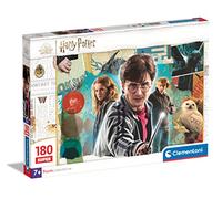 Clementoni - 29068 - Puzzle Harry Potter - 180 Pièces Super - Jeu Educatif, de Réflexion et de Patience - Image de Qualité - 48,5 x 33,5 Cm - Ã€ Partir de 7 Ans