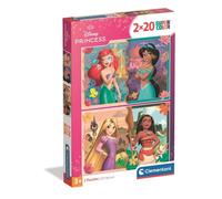 CLEMENTONI - 2x20 pièces - Disney Princess