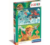 CLEMENTONI - 2x20 pièces - Jurassic World