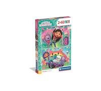 CLEMENTONI - 2x60 pieces - Gabby et la maison magique