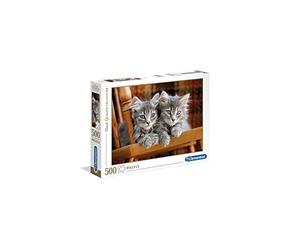 Clementoni - 30545.2 - Puzzle - Deux chatons - 500 Pièces