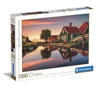 Puzzle 1500 pièces - Clementoni - Zaanse Schans - Paysage et nature - Coloris Unique