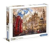 Clementoni - 31807 - High Quality Collection Puzzle - Vieux Londres - 1500 Pièces - Version Allemande Multicolore