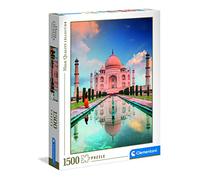 Clementoni - 31818 - Jeu de Création et Logique pour Enfants - à Partir de 14 Ans et Plus - Puzzle Collection - - 1500 Pièces - Le Taj Mahal, Inde