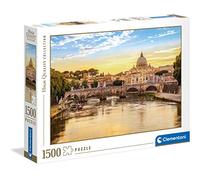 Clementoni Rome-1500 pièces-Puzzle Adulte-fabriqué en Italie, 31819, No Color