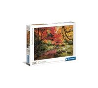Clementoni - 31820 - Jeu de Création et Logique pour Enfants - à Partir de 14 Ans et Plus - Puzzle Collection - - 1500 Pièces - Forêt à l'Automne