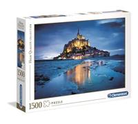 Puzzle 1500 pièces : le mont saint michel, france