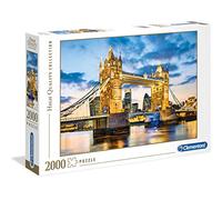 Clementoni - 32563 - Puzzle - 2000 Pièces - Tower Bridge, Londres Jeu de Création et Logique pour Enfants - à Partir de 14 Ans et Plus - Collection