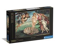 Clementoni - 32572 - Jeu de Création et Logique pour Enfants - à Partir de 14 Ans et Plus - Puzzle Museum Collection de Haute Qualité - 2000 Pièces - La Naissance de Vénus - Botticelli