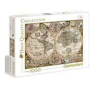 Clementoni Old Map Jeu de puzzle 3000 pièce(s) Cartes