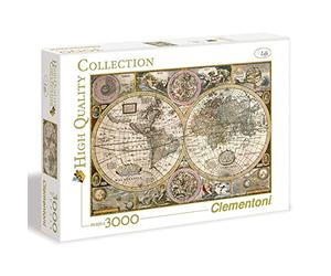Clementoni - 33531 - Puzzle 3000 pièces - Carte Ancienne