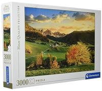 Clementoni - 33545 - Puzzle - 3000 Pièces - Grande Vallée - Jeu de Création et Logique pour Enfants - à Partir de 14 Ans et Plus - Collection