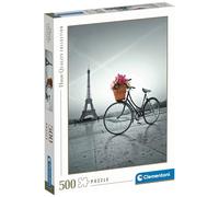 Clementoni - 350148 - Puzzle - Promenade romantique à Paris - 500 Pièces