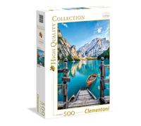 Clementoni - Puzzle - Braies Lac - 500 pièces - Multicolore
