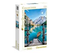 Clementoni - 35039 - Puzzle - Braies Lake - 500 Pièces