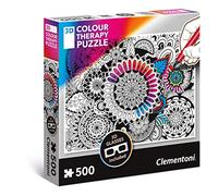 Clementoni - 35053 - 3D Colour Therapy Puzzle - Fleurs - 500 Pièces Multicolore