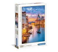 Clementoni Puzzle 35056 – Canal de Venise lumineux, 1000 pièces, dès 14 ans
