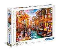 Clementoni - 35063 - Jeu de Création et Logique pour Enfants - à Partir de 10 Ans et Plus - Puzzle Collection - 500 Pièces - Soleil Couchant sur Venise