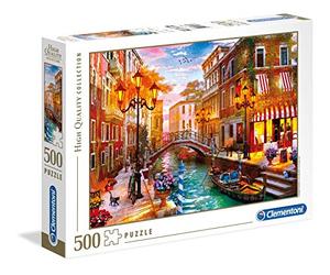 Clementoni - 35063 - Jeu de Création et Logique pour Enfants - à Partir de 10 Ans et Plus - Puzzle Collection - 500 Pièces - Soleil Couchant sur Venise