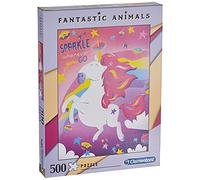 Clementoni Puzzle 500 Fantastic Animals Licorne 35066 Animaux fantastiques