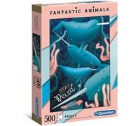 Clementoni Puzzle 500 Fantastic Animals Narval 35070 Animaux fantastiques Océan