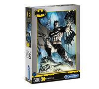 Clementoni - 35088 - DC Comics - Batman - Jeu de Création et Logique pour Enfants - à Partir de 10 Ans et Plus - Puzzle de la Bande-Dessinée - - 500 Pièces