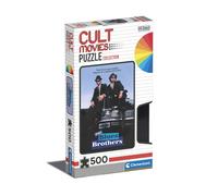 Clementoni 35109 Cult Movies Blues Brothers 500 Pieces, Made in Italy, Jigsaw Pu