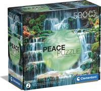 Clementoni - 35117 - Peace Puzzle - The Flow - Puzzle 500 pièces à partir de 14 ans, puzzle pour adultes avec objets cachés, jeu d'adresse pour toute la famille