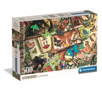 Clementoni Puzzle pour adultes 500 pièces The Butterfly Collector HQC Fabriqué en Italie 35581