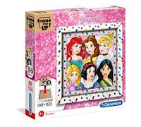Clementoni - 38805 - Frame Me Up Puzzle - Princesses Disney - 60 pièces - Puzzle Enfant, Puzzle avec Cadre - fabriqué en Italie, 6 Ans et Plus