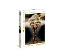 Clementoni 39326 Puzzle Panorama L'Éléphant 1000 Pièces, Pappe, 12-16 Ans