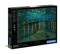 Clementoni - 39344.2 - Puzzle - Nuit étoilée sur le Rhône - 1000 Pièces