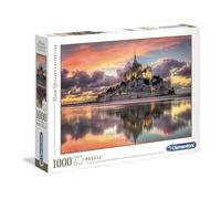 Clementoni - 39367 - Puzzle - 1000 Pièces - Le Mont Saint-Michel - Jeu de Création et Logique pour Enfants - à Partir de 14 Ans et Plus - Collection