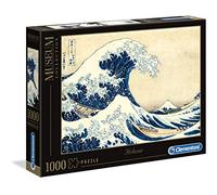 Clementoni - 39378 - Puzzle - 1000 Pièces - La Vague - Hokusai - Jeu de Création et Logique pour Enfants - à Partir de 14 Ans et Plus - Museum Collection de Haute Qualité