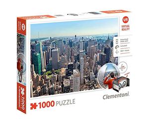 Clementoni - 39401 - Puzzle - Virtual Reality - New York - 1000 Pièces