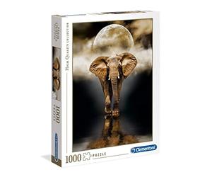 Clementoni - 39416 - Puzzle - 1000 Pièces - L'Eléphant - Jeu de Création et Logique pour Enfants - à Partir de 14 Ans et plus - Collection
