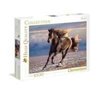 Clementoni - 39420 - Puzzle - 1000 Pièces - Cheval Sauvage au Galop - Jeu de Création et Logique pour Enfants - à Partir de 14 Ans et plus - Collection - Animals