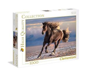 Clementoni - 39420 - Puzzle - 1000 Pièces - Cheval Sauvage au Galop - Jeu de Création et Logique pour Enfants - à Partir de 14 Ans et plus - Collection - Animals