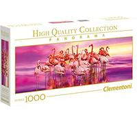 Clementoni Puzzle 39427 - Danse des flamants roses 1000 pièces Panorama - dès 14 ans