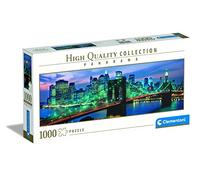 Clementoni - 39434 - Puzzle - 1000 Pièces - New York Brooklyn Bridge - Jeu de Création et Logique pour Enfants - à Partir de 14 Ans et Plus - Collection - Panorama