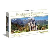 Clementoni - 39438 - Puzzle - 1000 Pièces - Château de Neuschwanstein - Jeu de Création et Logique pour Enfants - à Partir de 14 Ans et plus - Collection - Panorama